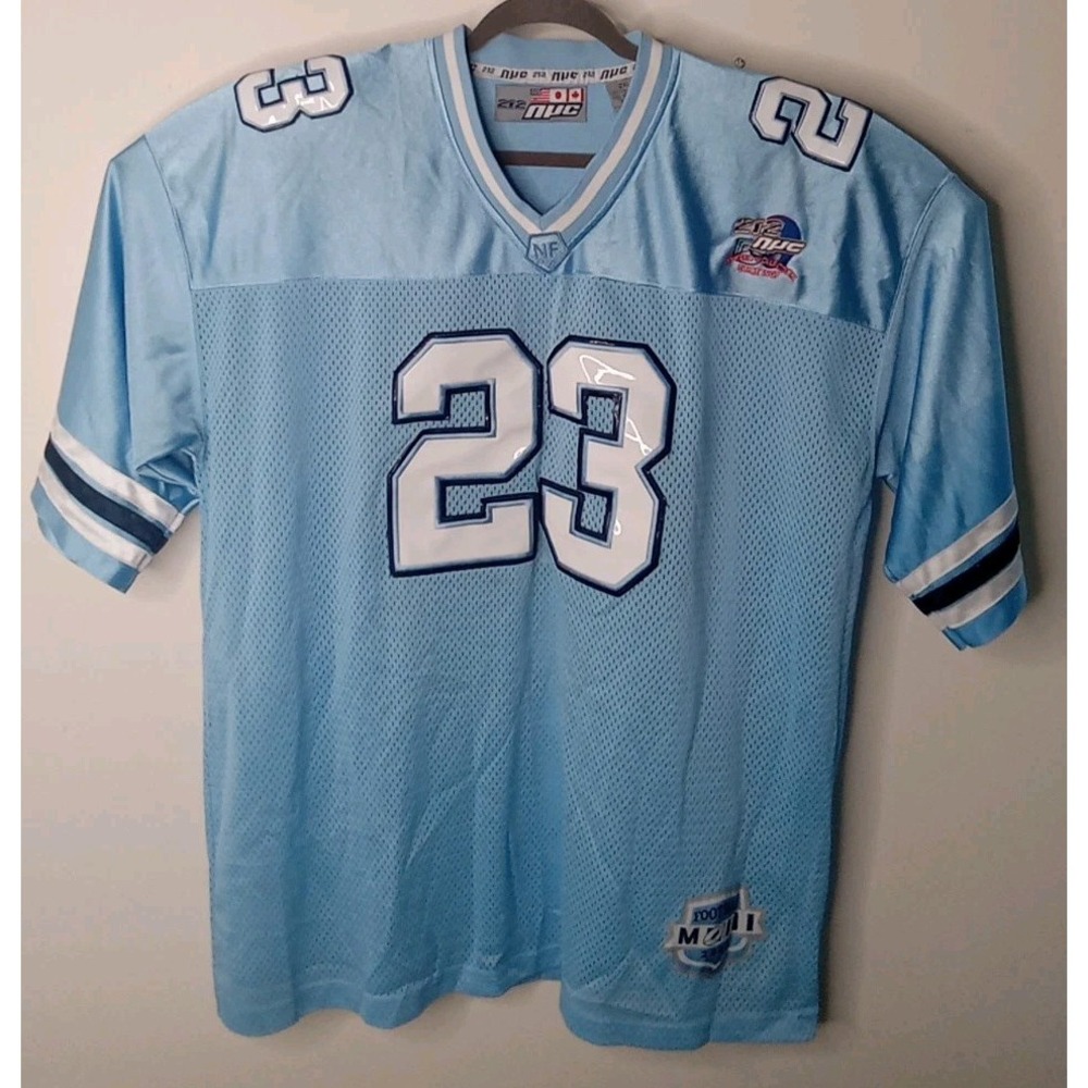 212‎ NYC Men Blue Mesh #23 Athletic Collection Football Jersey Size 2XL